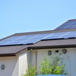 太陽光発電が設置された住宅